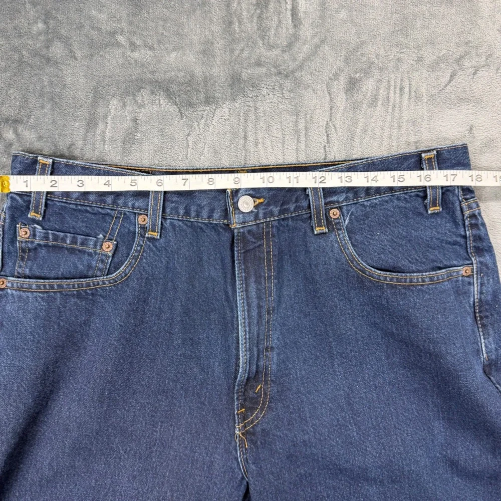 VTG Baggy 2000 Levis 569 Loose‎ Straight Fit Jeans Made in USA Mens 36x32 Blue